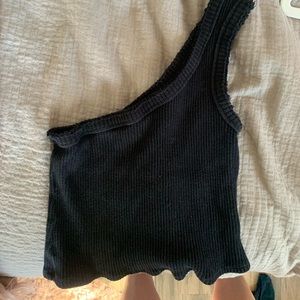Urban outfitters one shoulder crop top